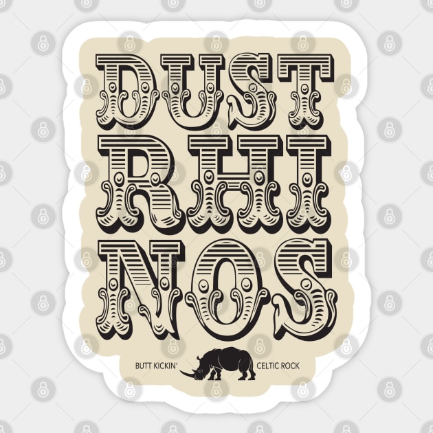 Dust Rhinos Big Top Sticker by Dust Rhinos Swag Store